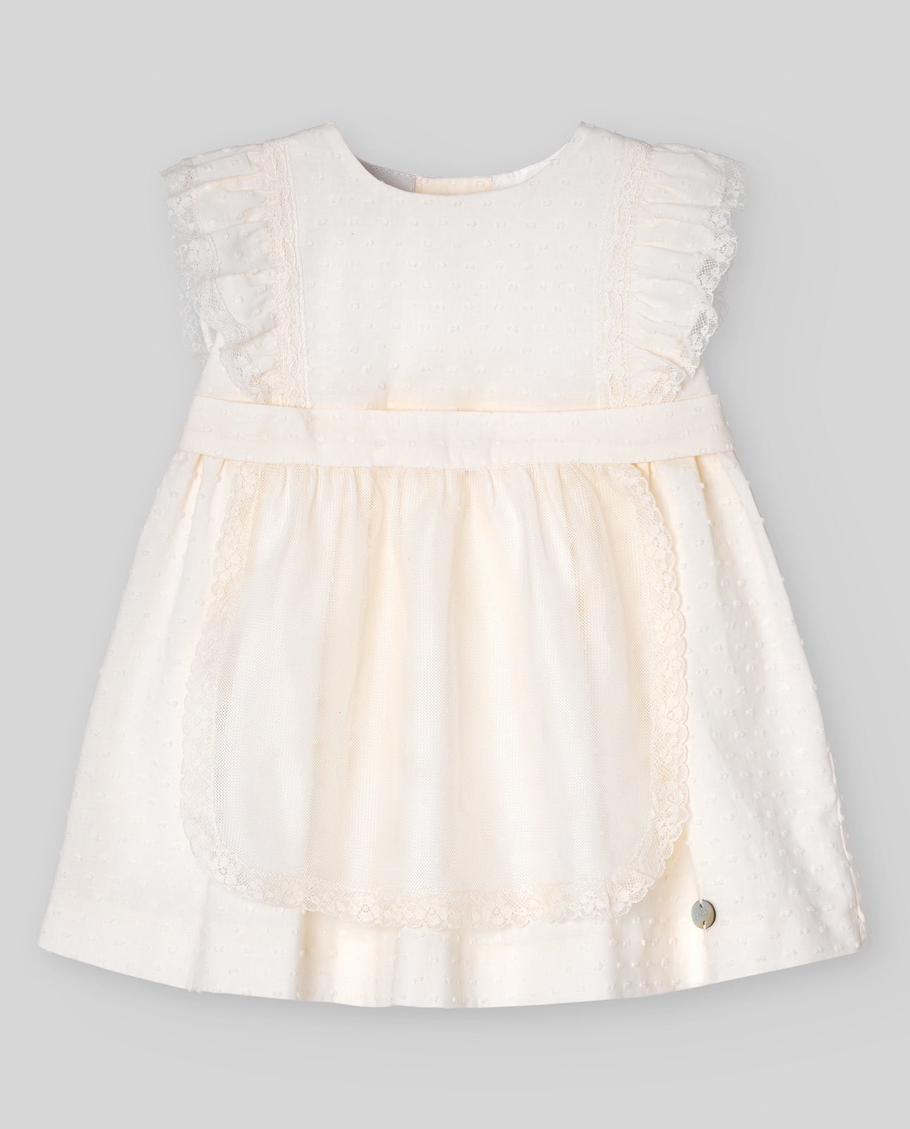 WOVEN NEWBORN DRESS "CEREMONIA V25"004-152409