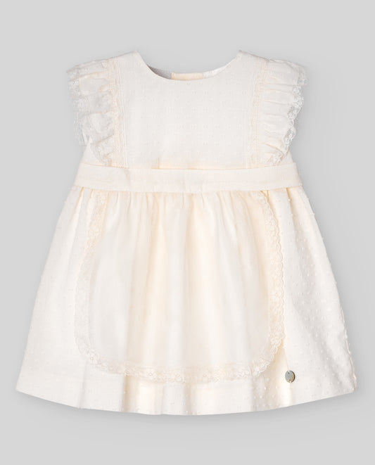 WOVEN NEWBORN DRESS "CEREMONIA V25"004-152409