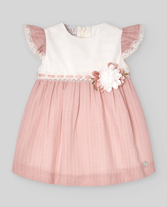 WOVEN NEWBORN DRESS "CEREMONIA V25"004-152414