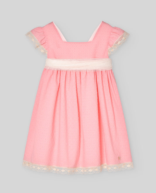 WOVEN INFANT GIRL DRESS "CEREMONIA V25"004-152434
