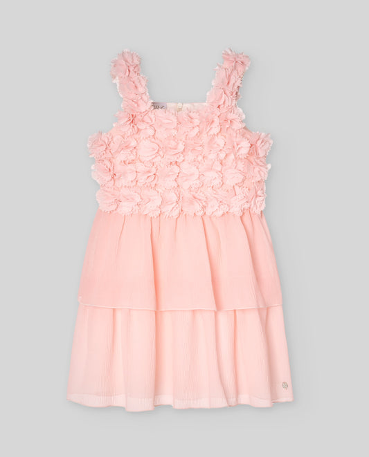 WOVEN INFANT GIRL DRESS "CEREMONIA V25"004-152436
