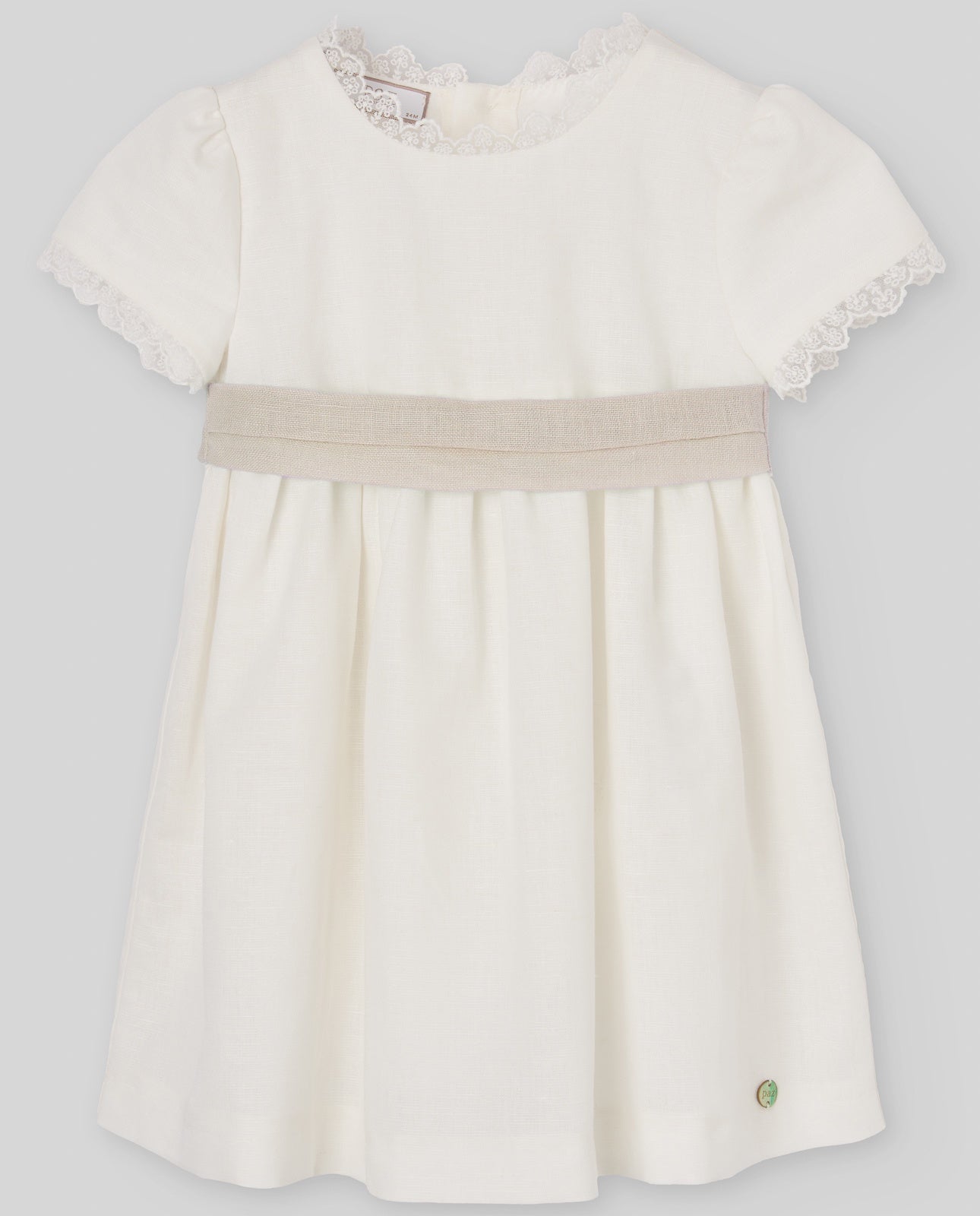 SET INFANT GIRL DRESS 004-153449+BELT 080-153552 "CEREMONIA V26"