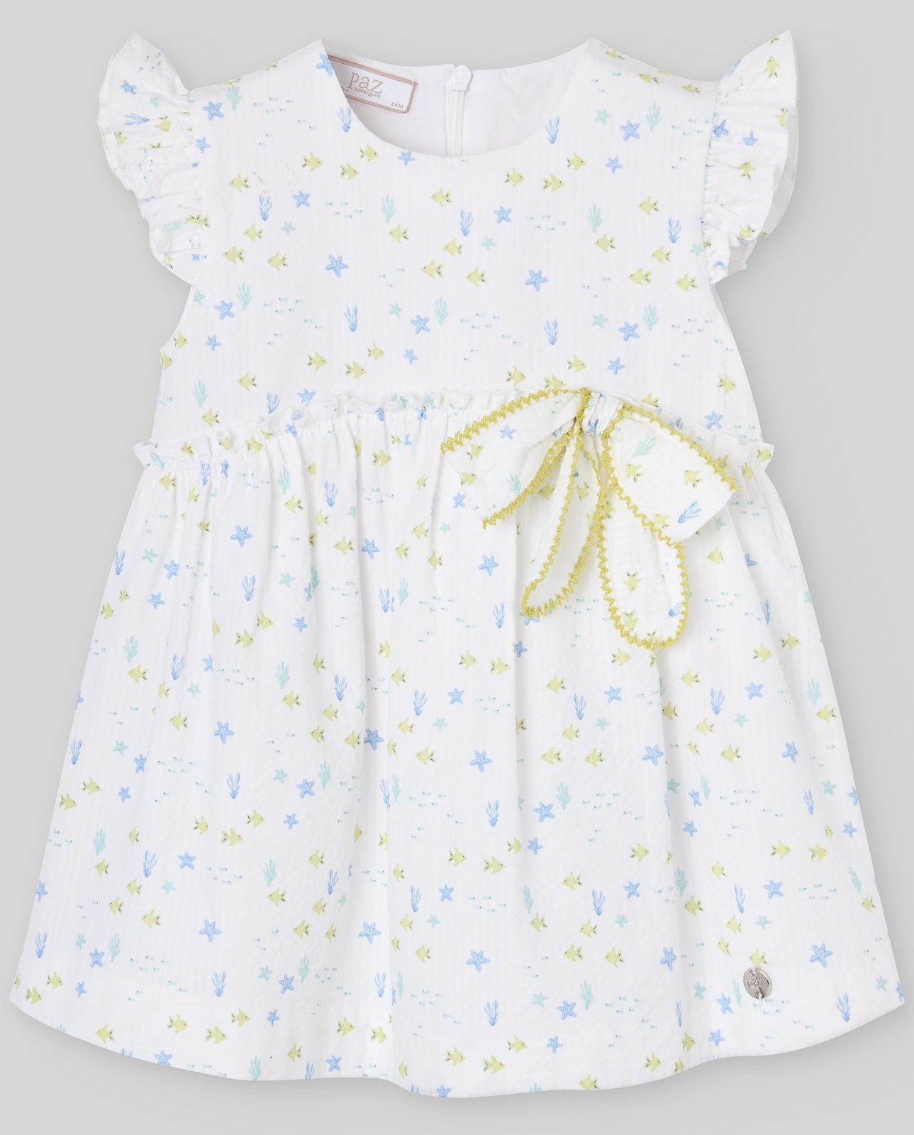 WOVEN INFANT GIRL DRESS "CORALES"
