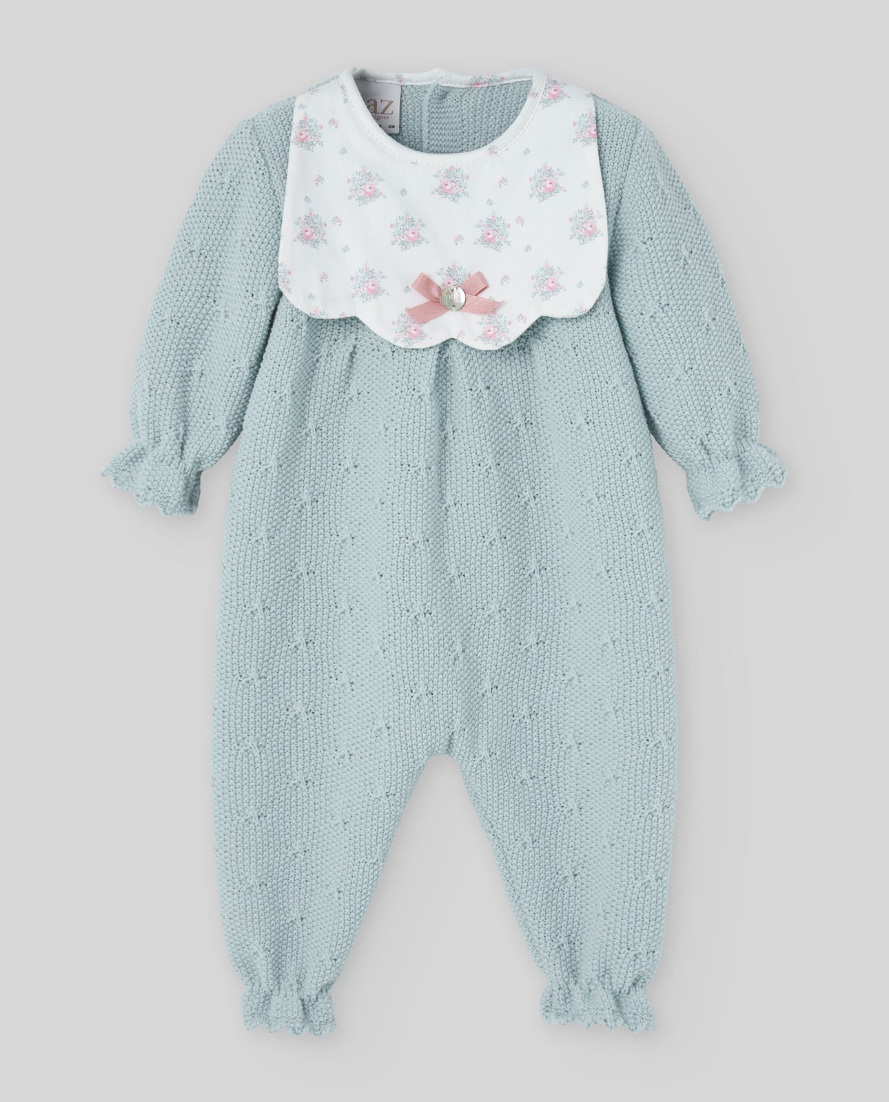 KNIT NEWBORN ROMPER "SEMILLA"