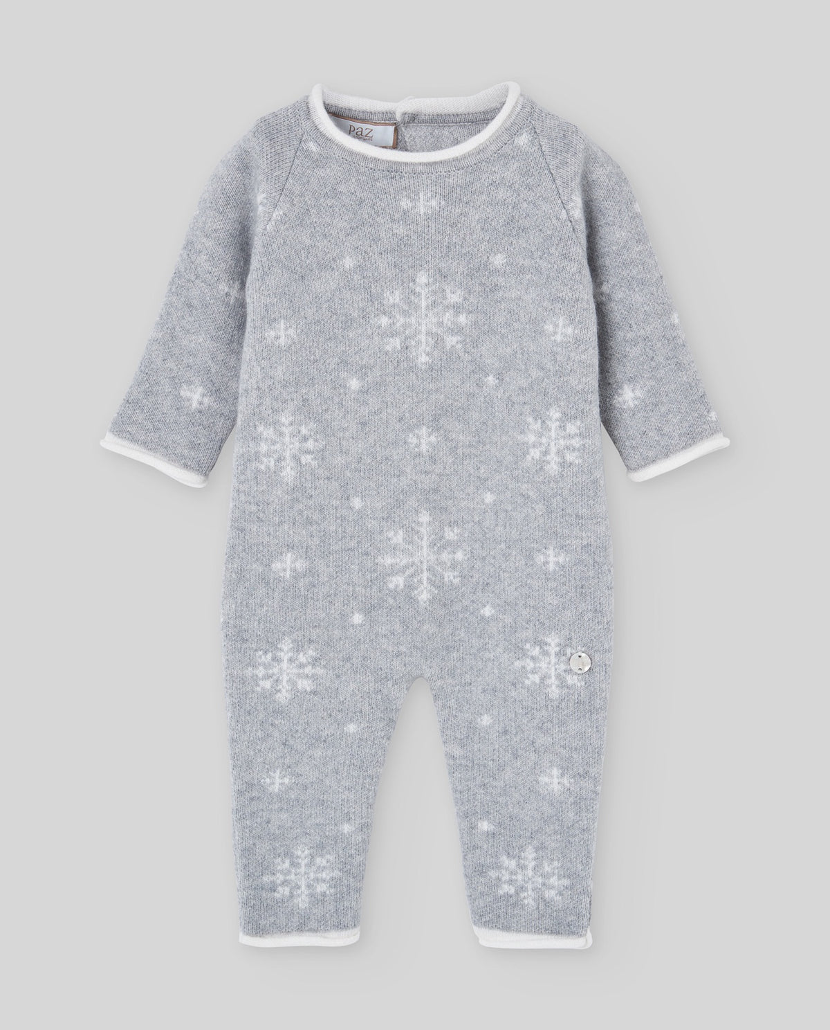 KNIT NEWBORN ROMPER "NEVE