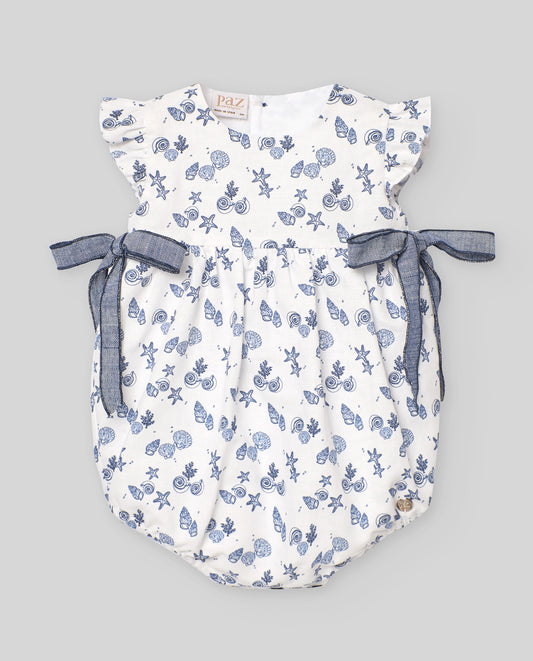 WOVEN NEWBORN ROMPER "RIAS"005-152490