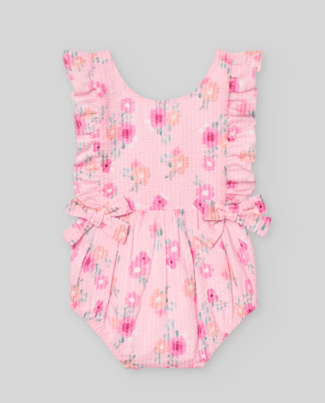 WOVEN NEWBORN ROMPER "FLOR"005-152608