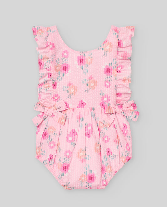 WOVEN NEWBORN ROMPER "FLOR"005-152608