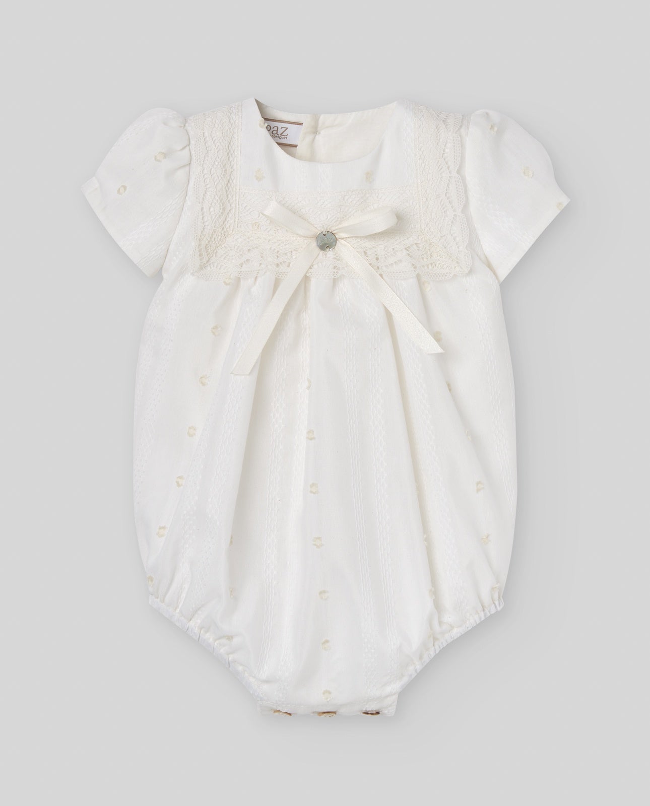 WOVEN NEWBORN ROMPER "PAZ V26"