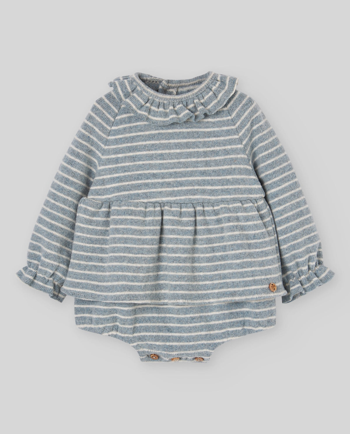KNIT NEWBORN ROMPER "RULA 005-194004