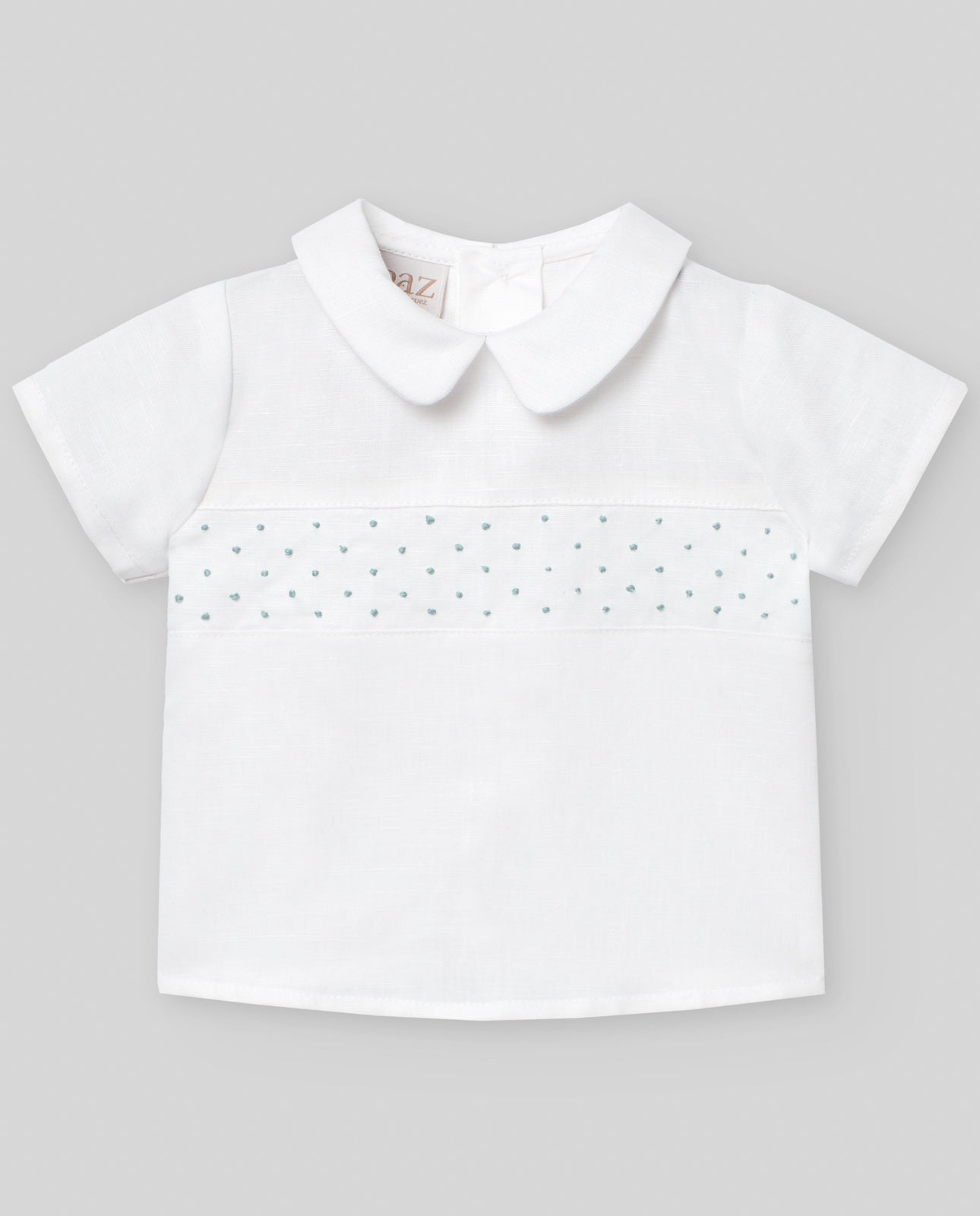 SET WOVEN NEWBORN SHORT AND BLOUSE "BICO"007-152302 + 006-152547