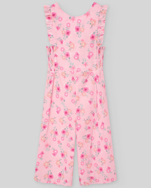 WOVEN INFANT GIRL JUMPSUIT "FLOR"007-152610
