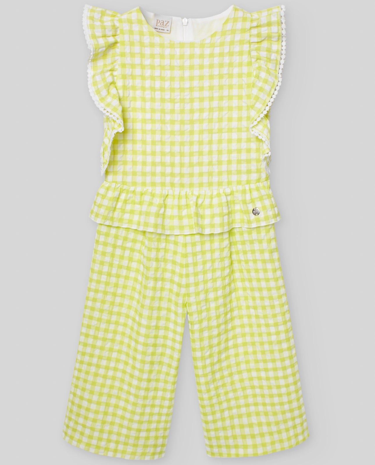 WOVEN INFANT GIRL JUMPSUIT "PEONZA"007-152661