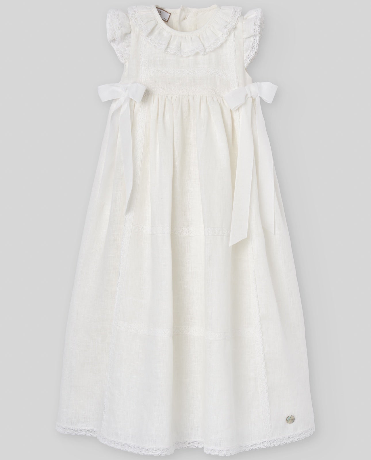 WOVEN NEWBORN LONG DRESS "ALEGRA"