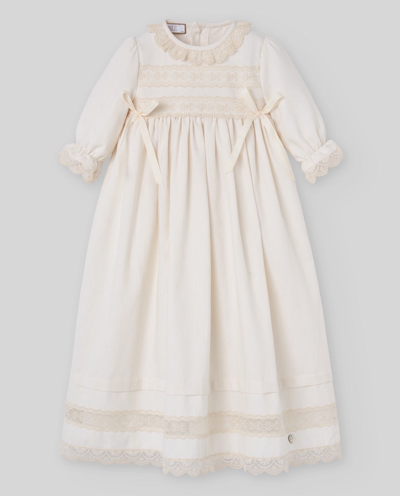 WOVEN NEWBORN LONG DRESS "LUA"