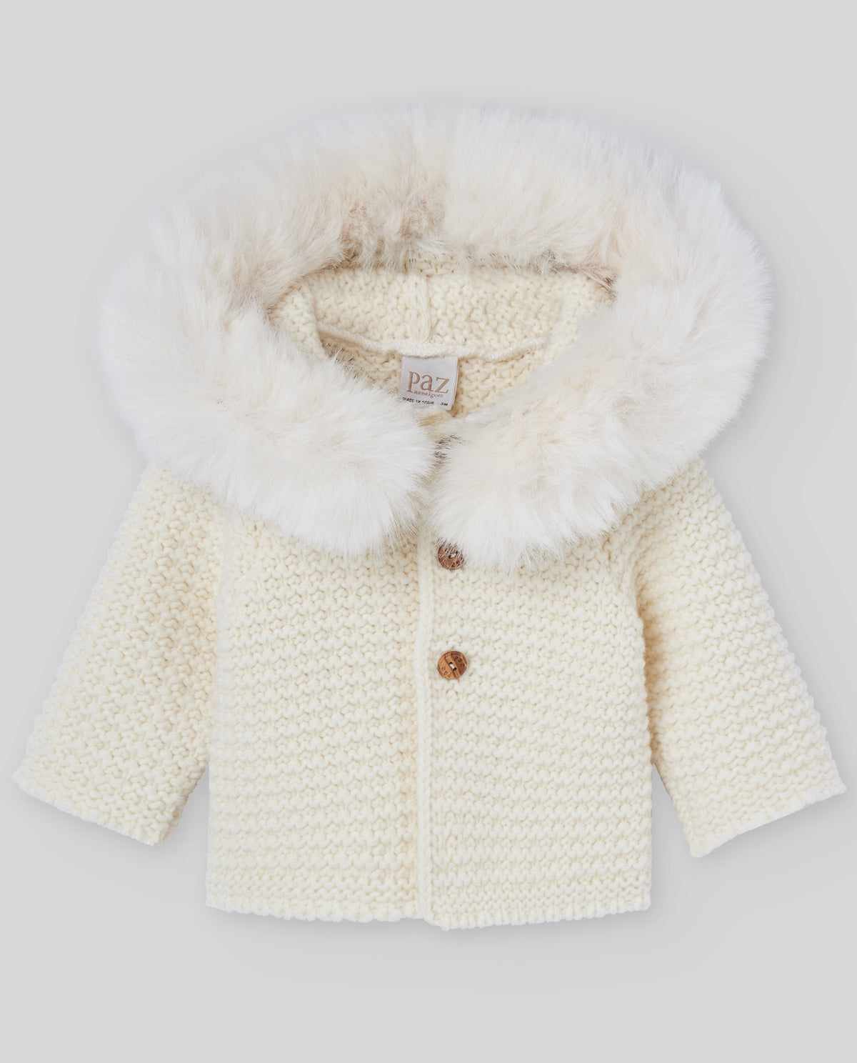 KNIT NEWBORN COAT "ESENCIAL"