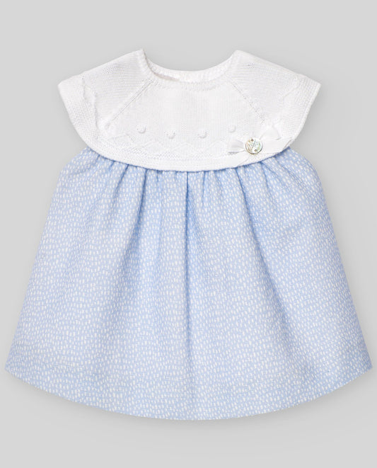 KNIT NEWBORN SHORT DRESS "VENTO"027-122248