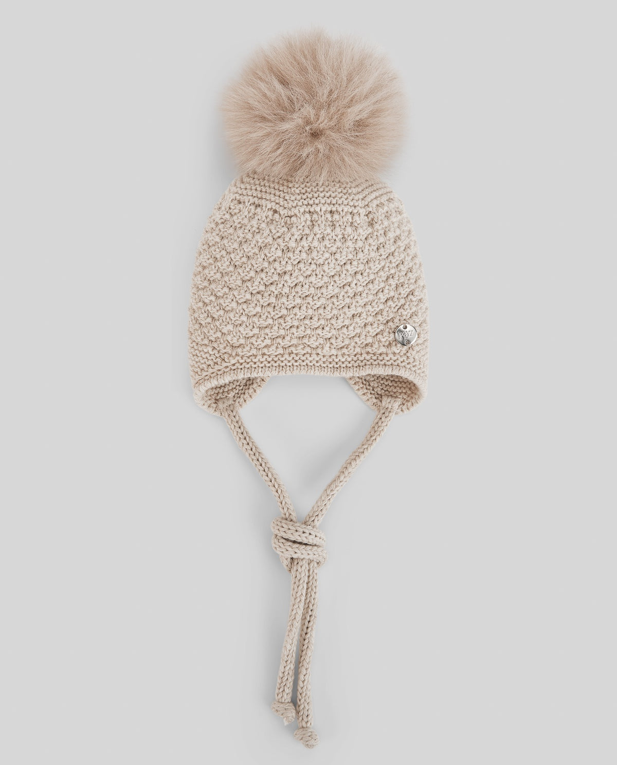 KNIT NEWBORN HAT "PONTE" 100% Acrylic