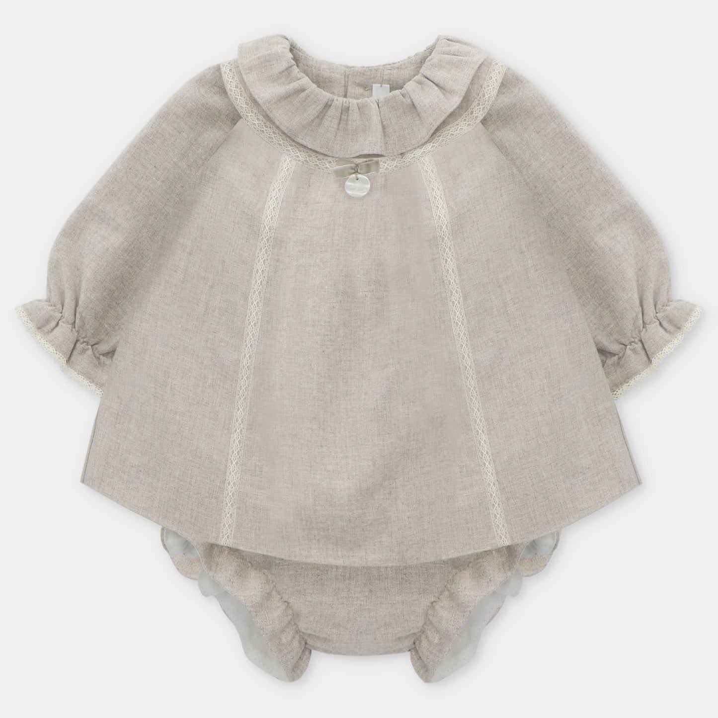 SET DRESS & NAPPY COVER WOVEN GIRL NEWPORT046-21285