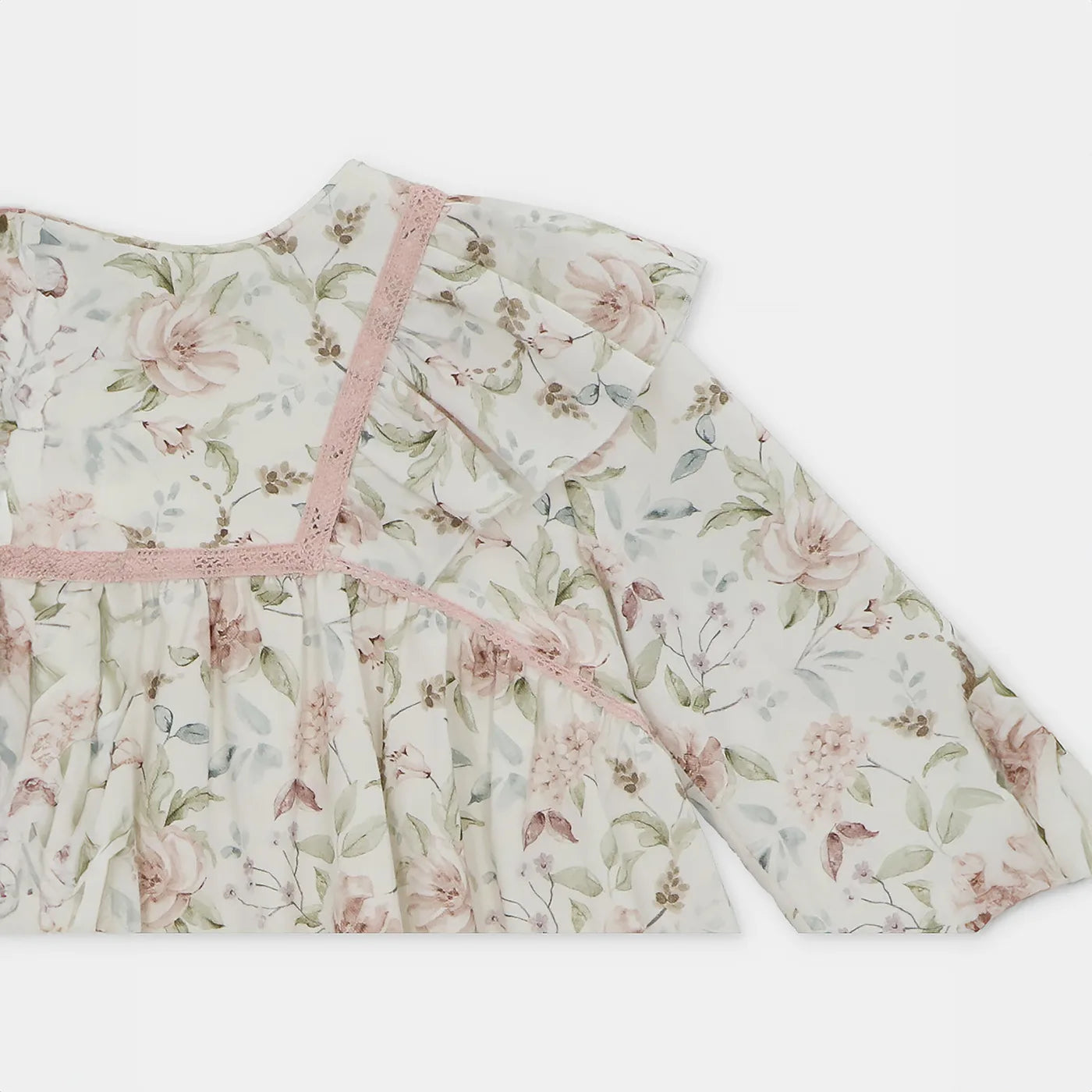 DRESS WOVEN GIRL PEONIA 047-20246