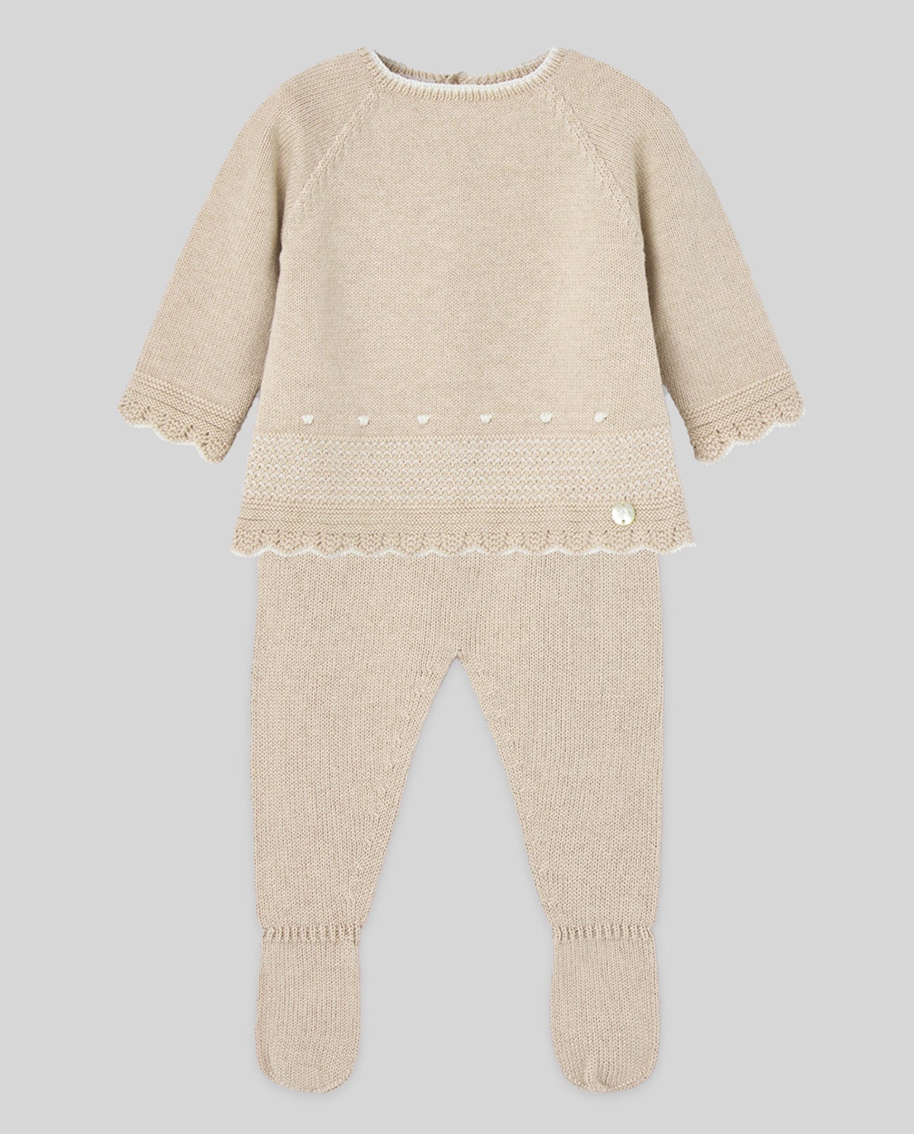 SET KNIT NEWBORN SWEATER 003-122785