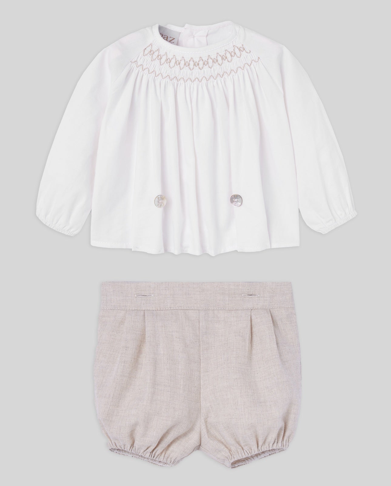 SET WOVEN NEWBORN BLOUSE 006-153121