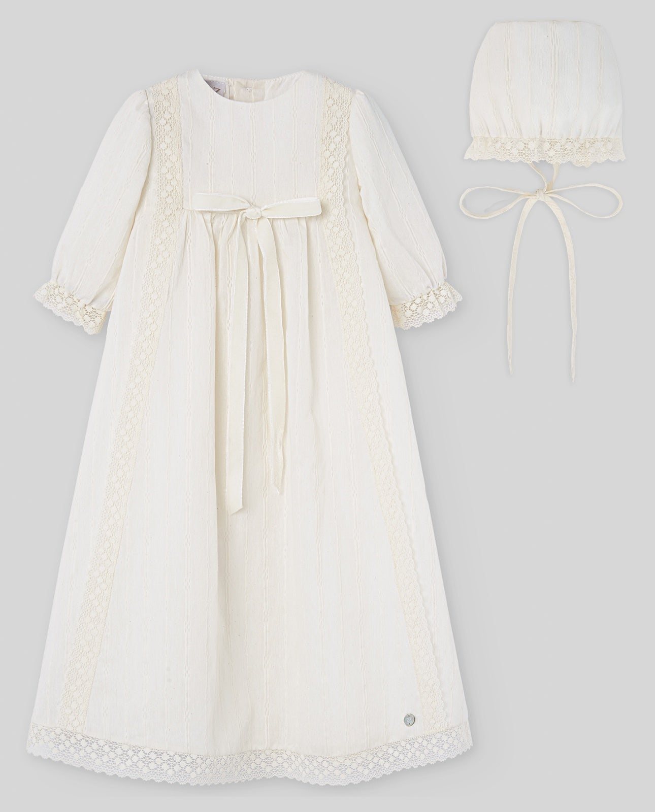 SET WOVEN NEWBORN DRESS 008-152835