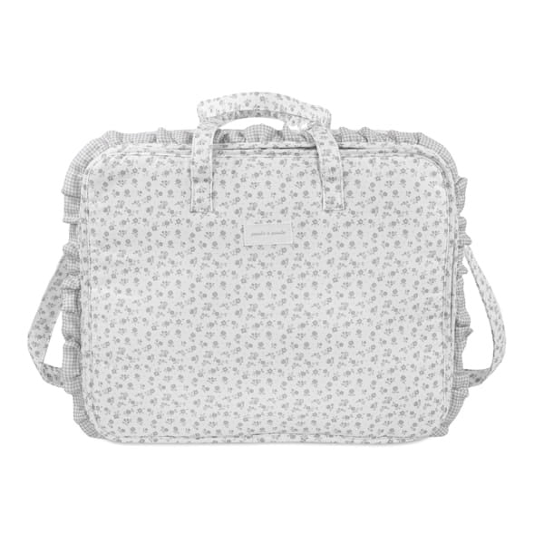 Suitcase Little Bloom FlowersGrey