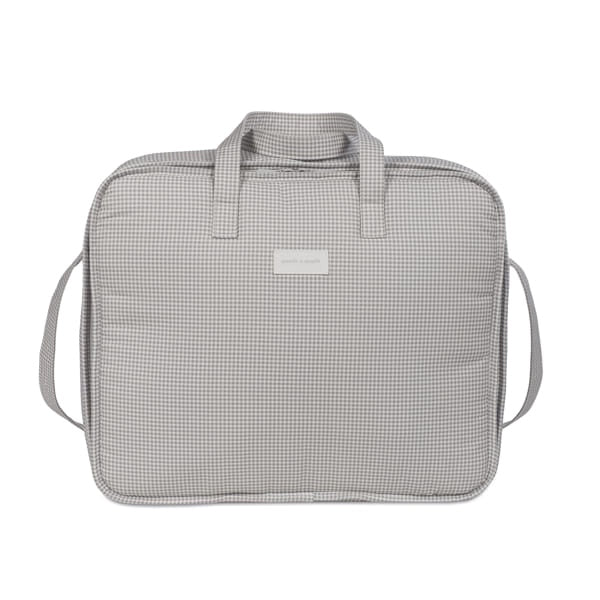 Suitcase Little Bloom VichyGrey