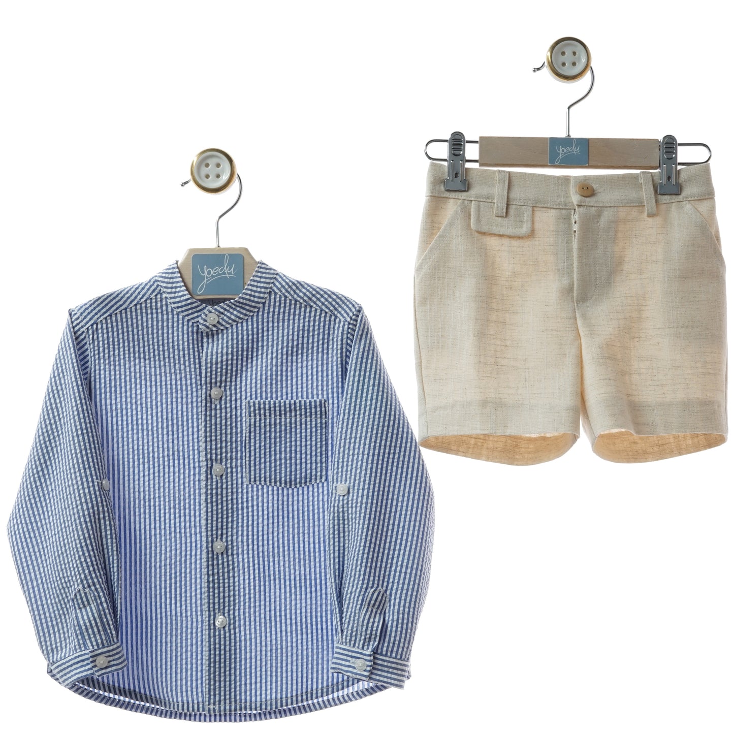 BOY SET (SHIRT & PANTS) REF. 1219VER-26 "MARMOLINA"