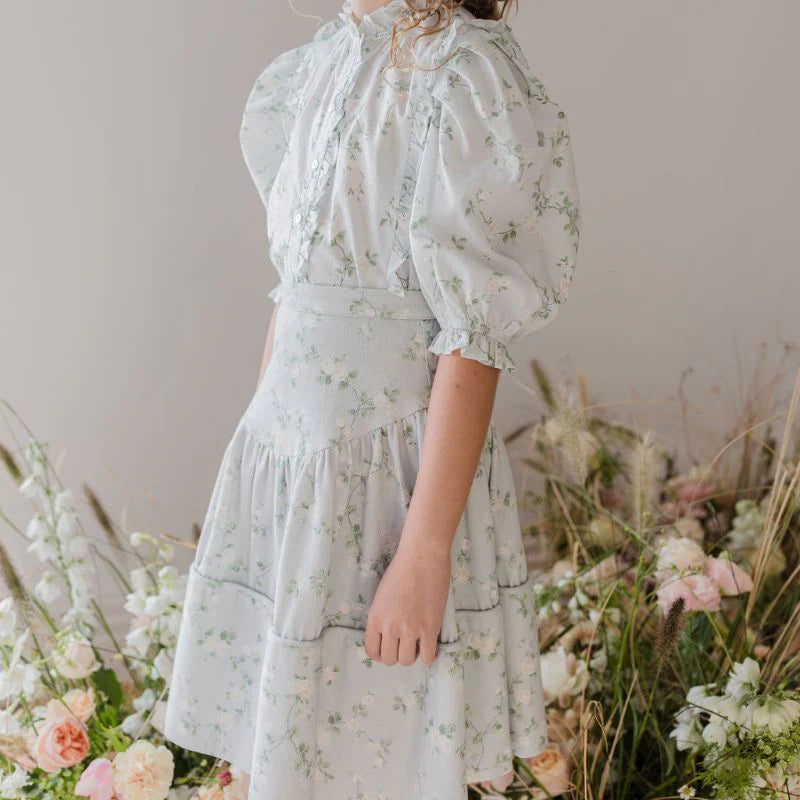 SET SKIRT AND BLOUSE CREAM BUD