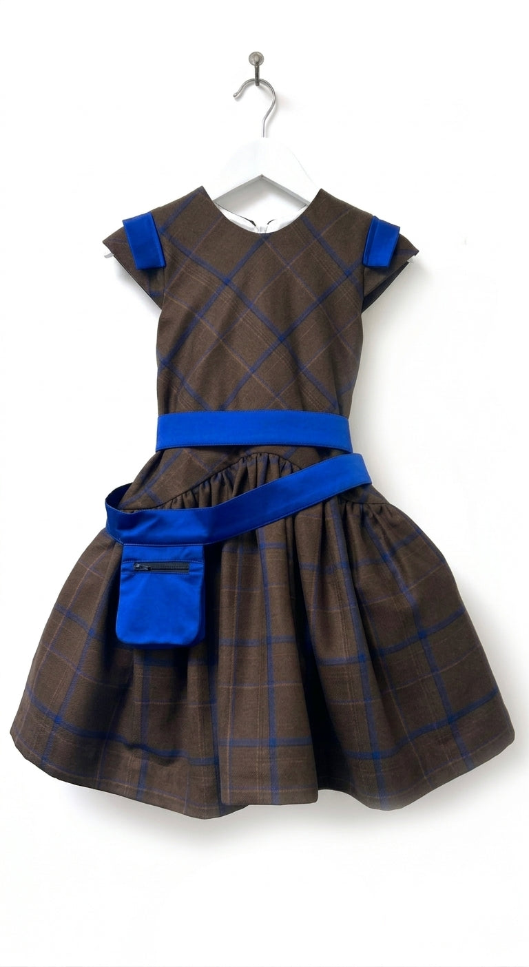 GIRL DRESS WITH BELT