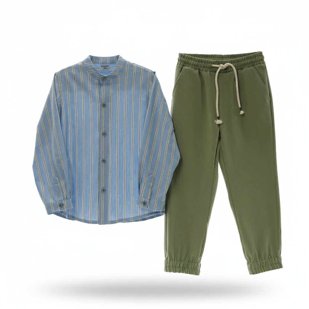 BOY SET (SHIRT & LONG PANTS) REF. 4021MINV-25 "LAUREN"