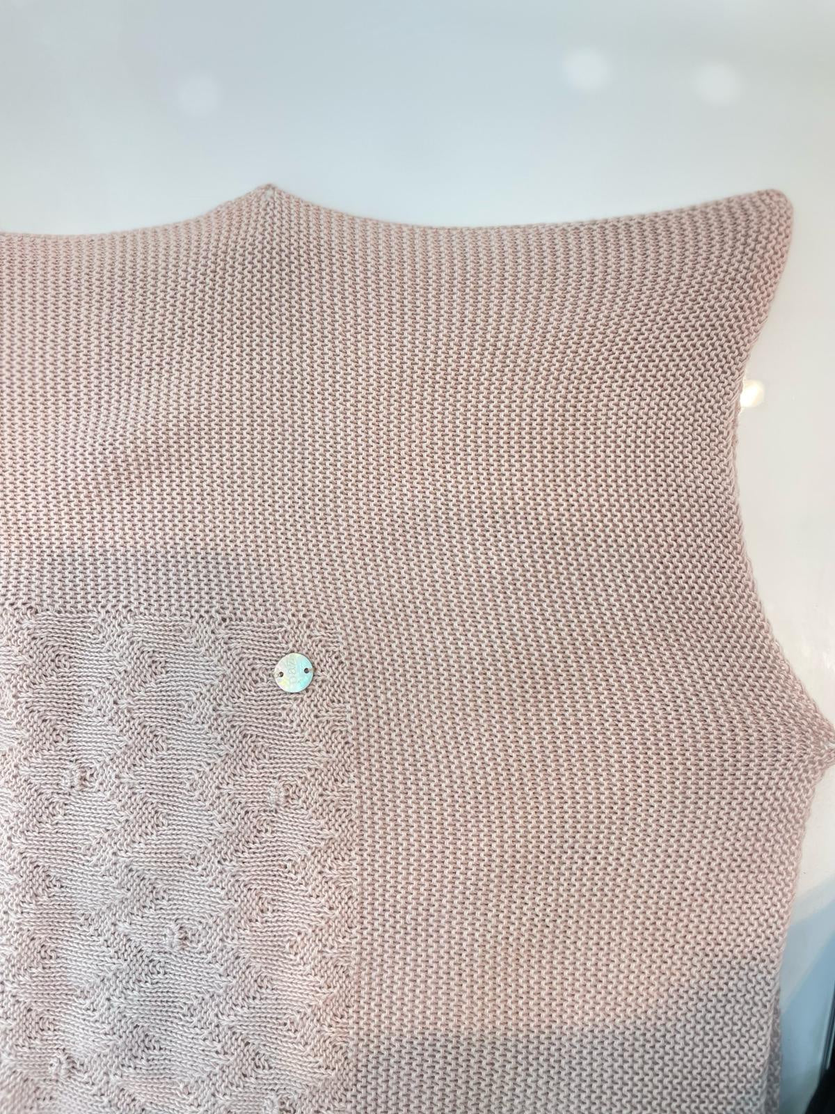 KNIT NEWBORN SHAWL "VERGEL"029-122259