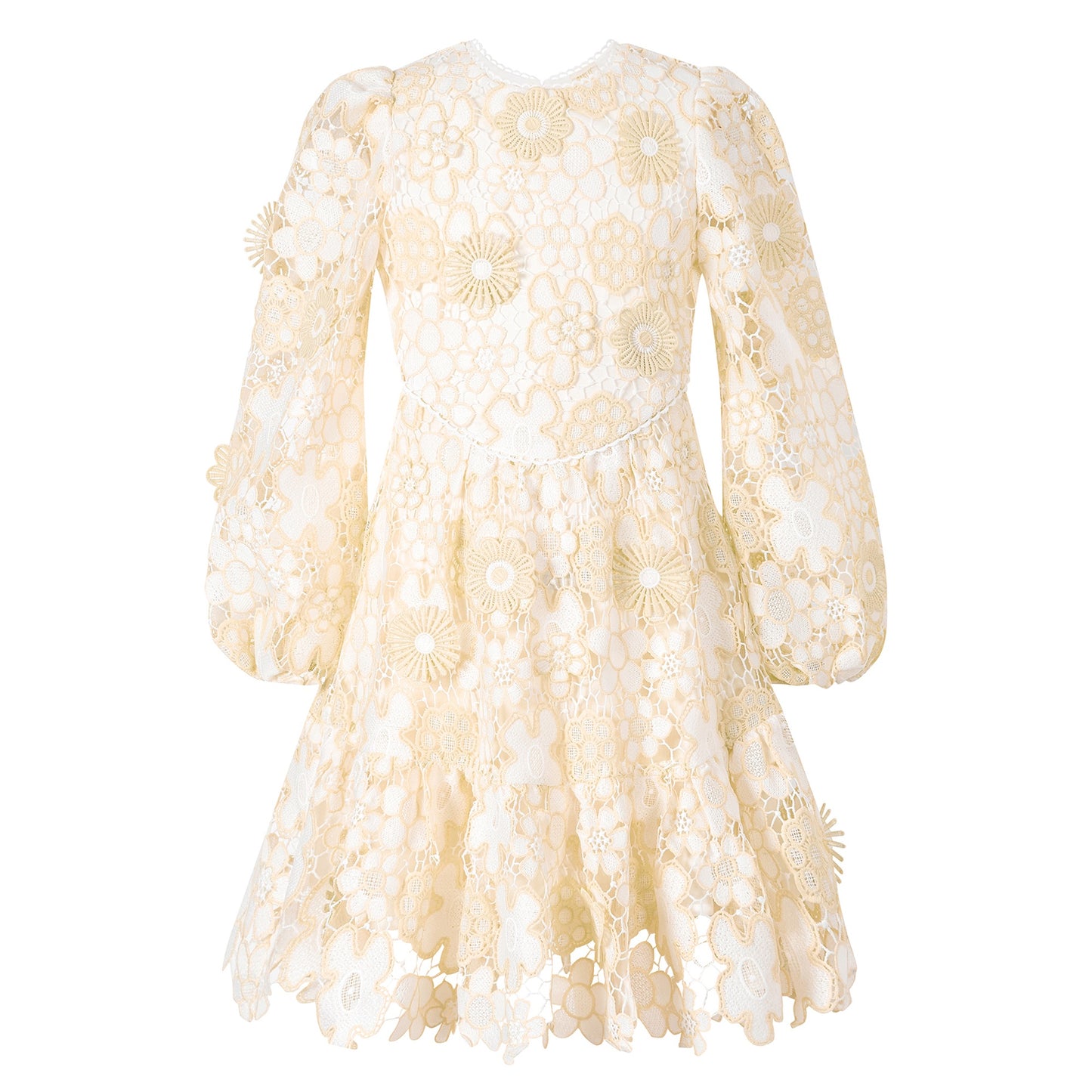 Amara Embroidered Mini Dress
