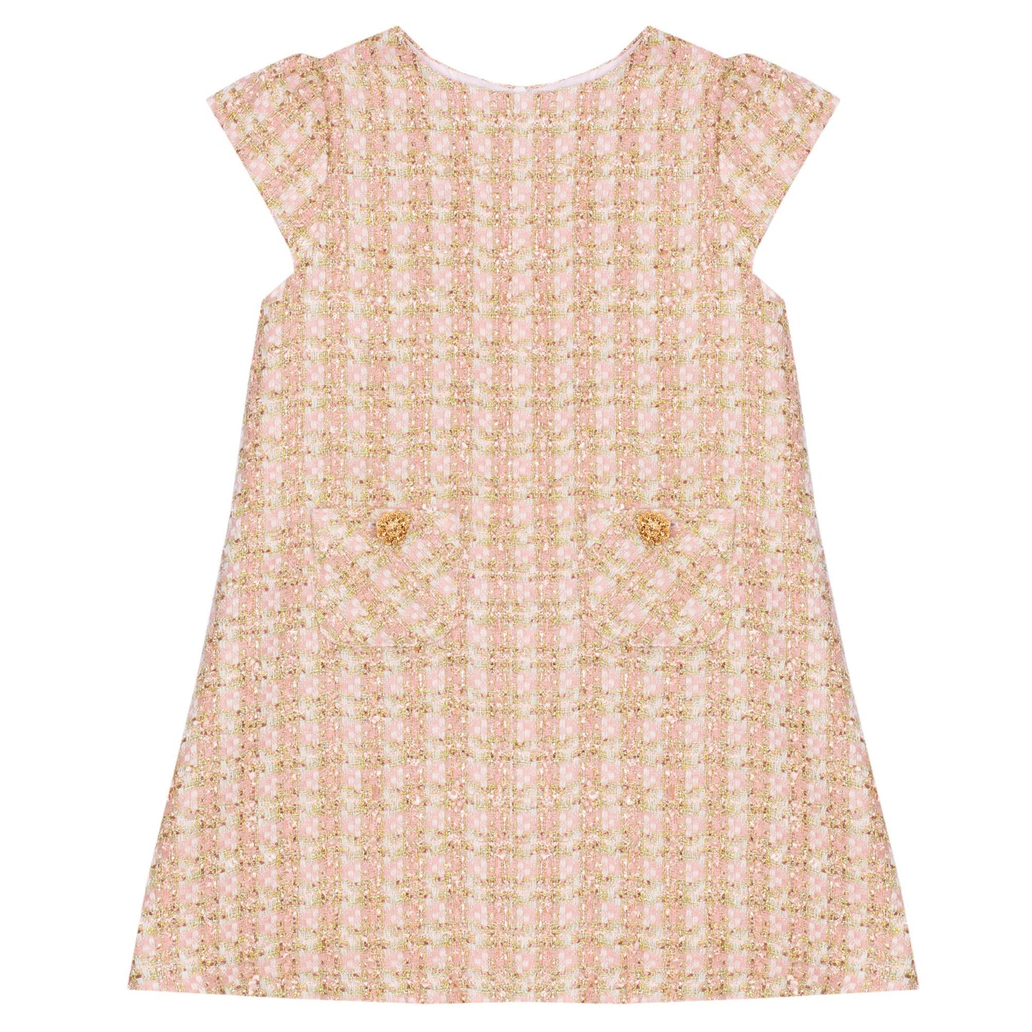 GIRL DRESS ROSE GOLD