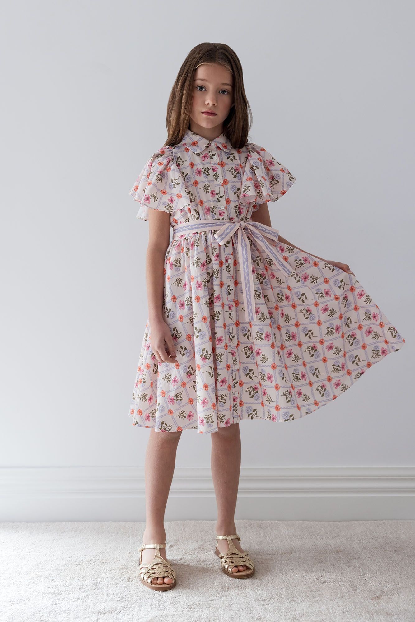 DRESSFLOWER GRID PRINT