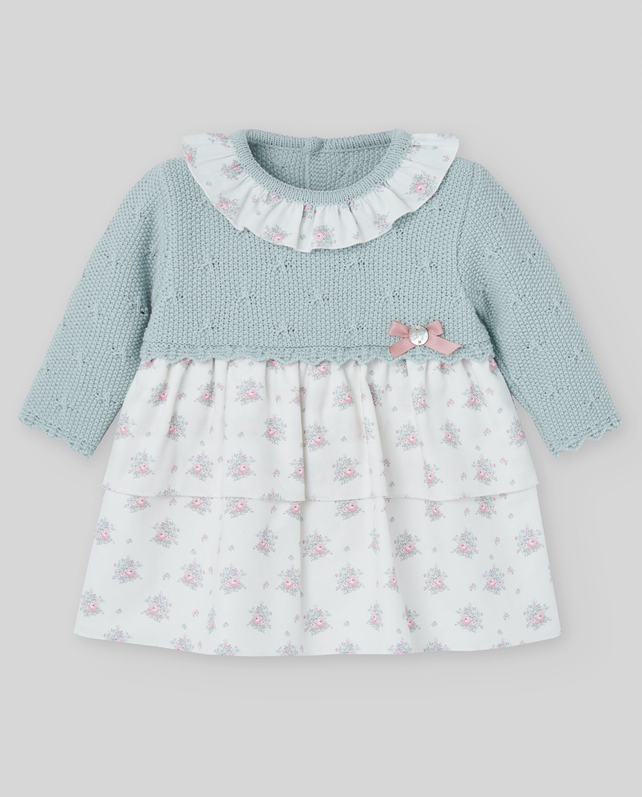 KNIT NEWBORN DRESS "SEMILLA"