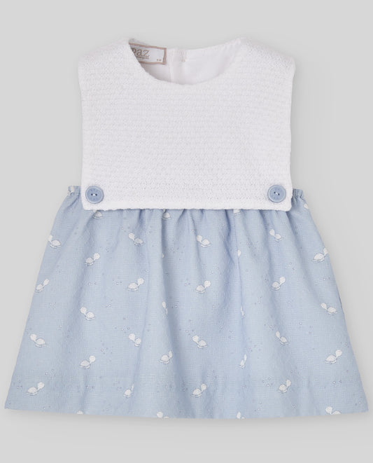 KNIT NEWBORN DRESS  "ESPUMA V26"