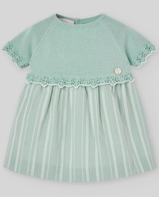 KNIT NEWBORN DRESS  "CAUCE"