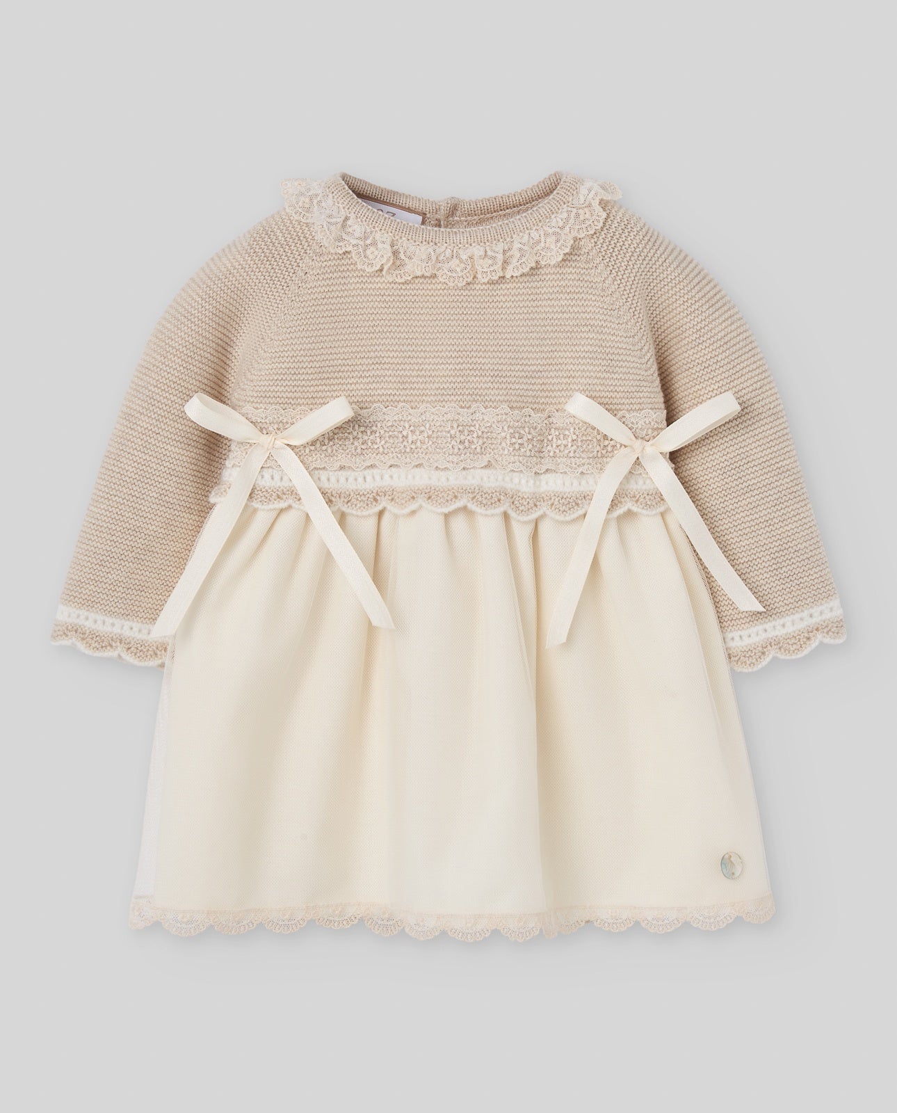 KNIT NEWBORN DRESS "LUA