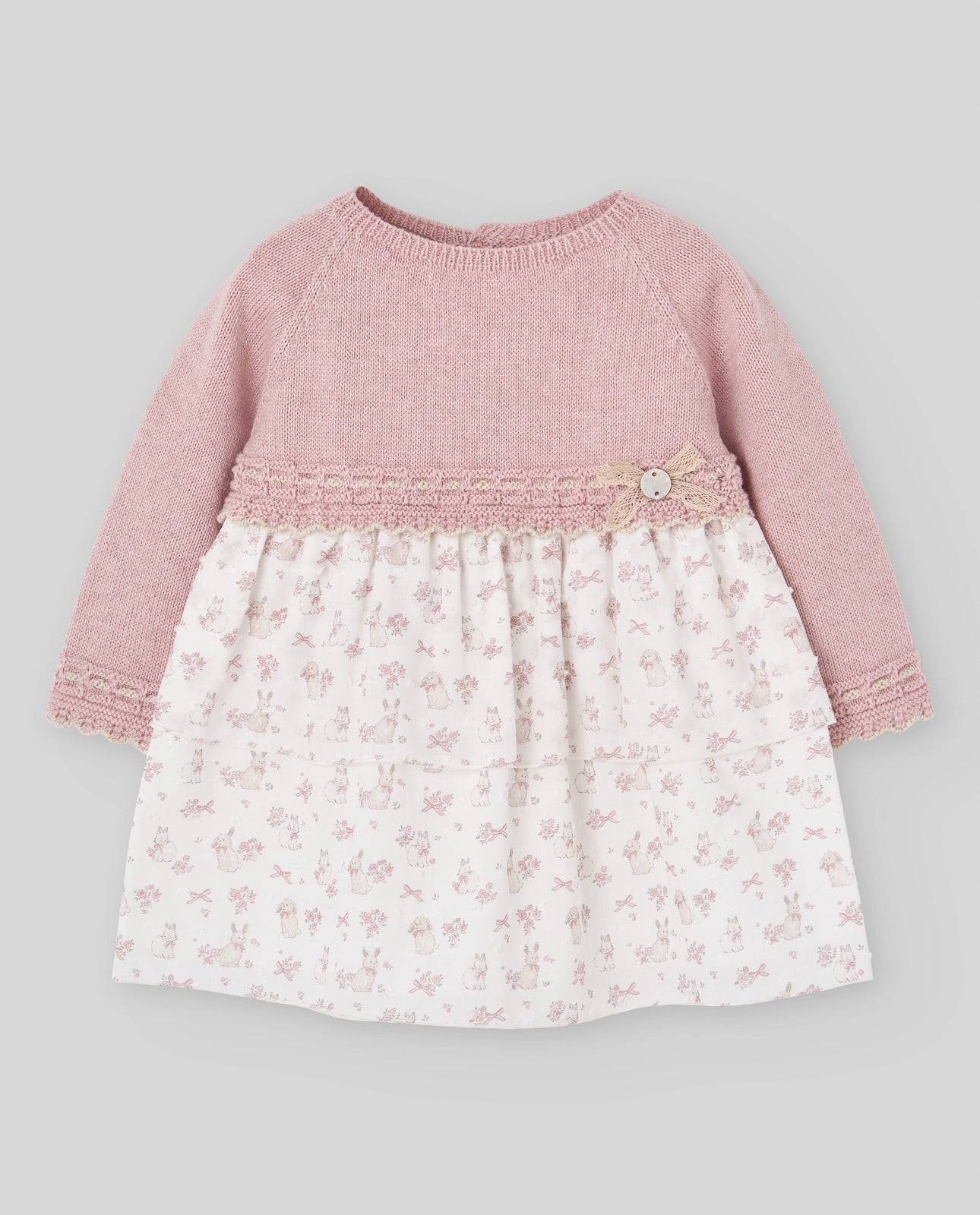 KNIT NEWBORN DRESS "VAL