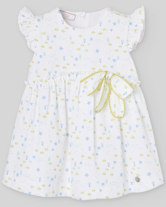 WOVEN INFANT GIRL DRESS "CORALES"