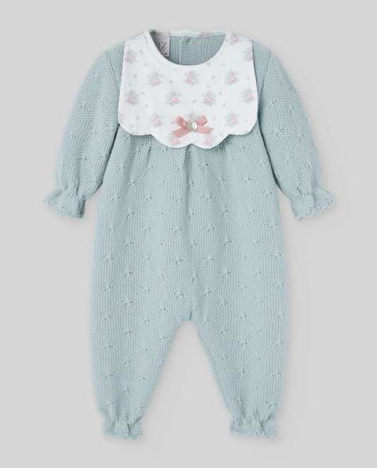 KNIT NEWBORN ROMPER "SEMILLA"