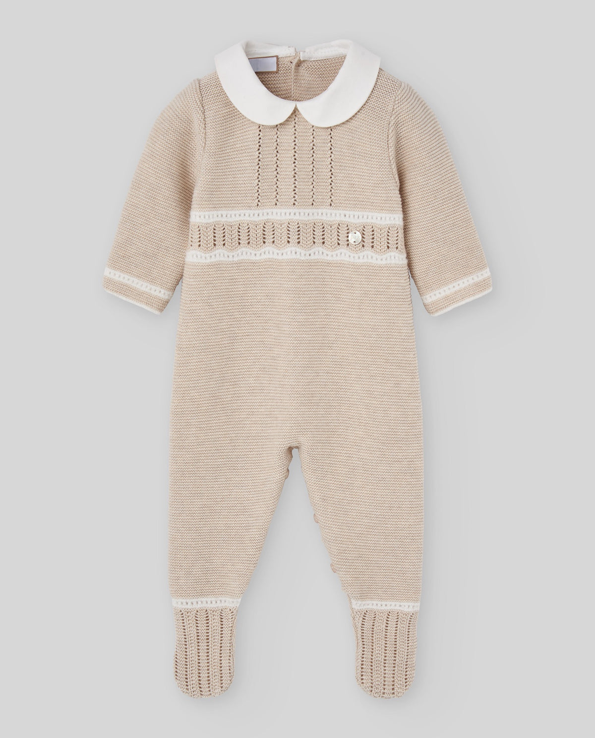 KNIT NEWBORN ROMPER "LUA