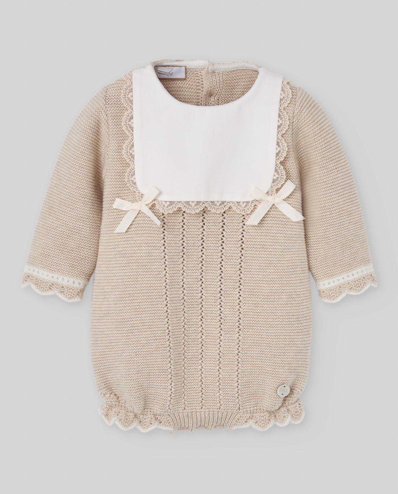 KNIT NEWBORN ROMPER "LUA"