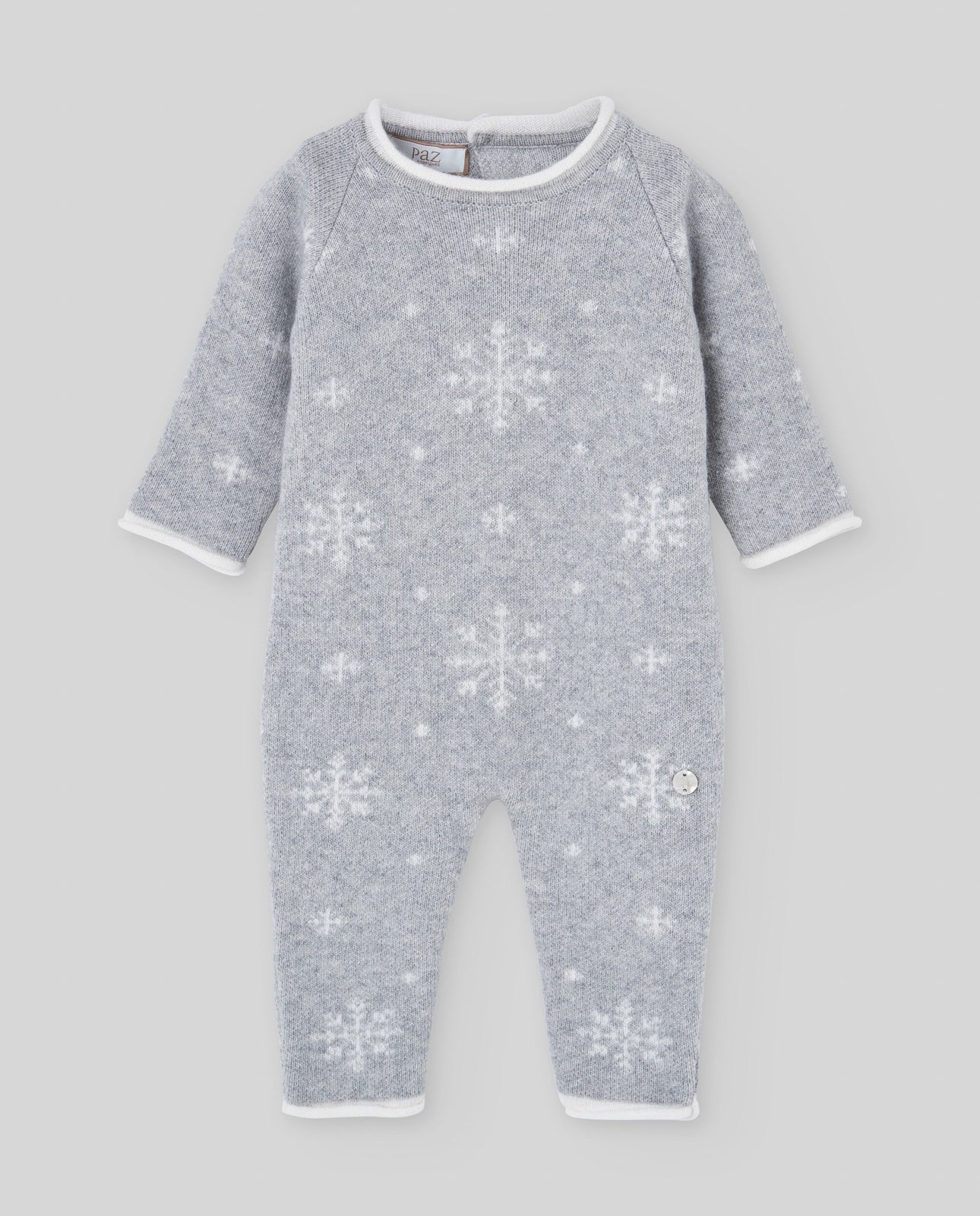 KNIT NEWBORN ROMPER "NEVE