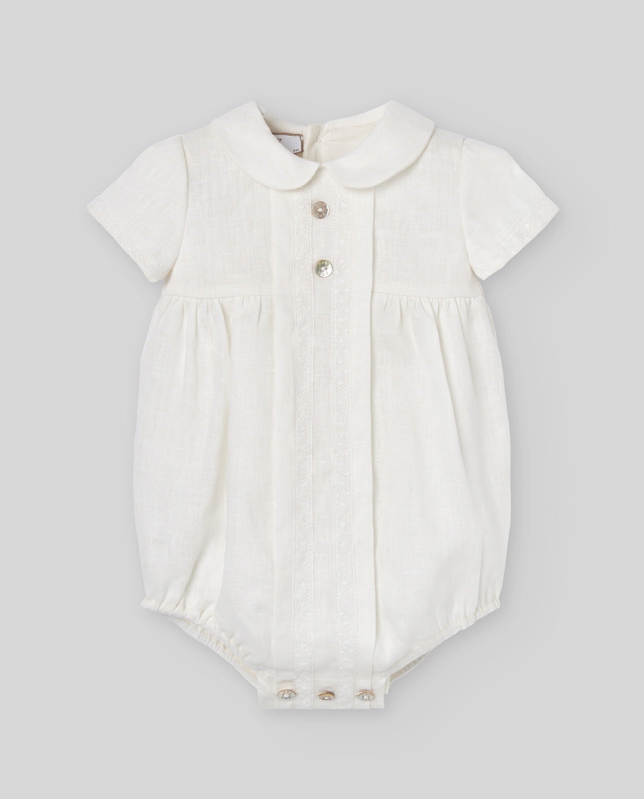 WOVEN NEWBORN ROMPER "ALEGRA"