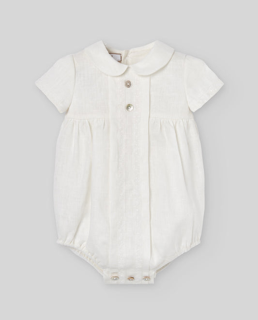 WOVEN NEWBORN ROMPER "ALEGRA"