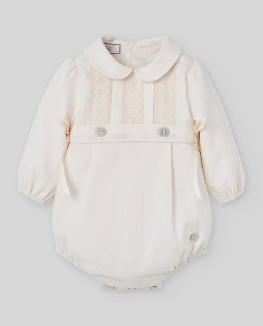 WOVEN NEWBORN ROMPER "LUA